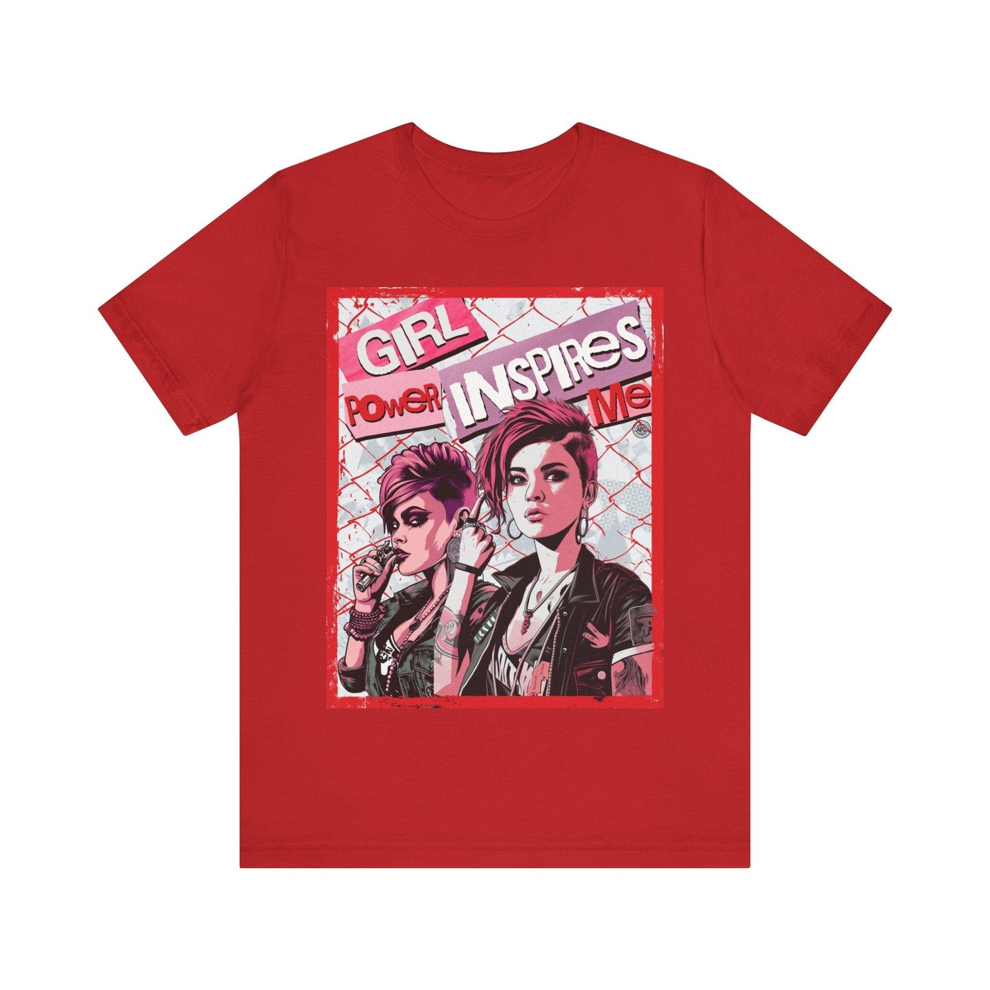 T-Shirt Girl Power Unisex Softstyle T-Shirt Red / S