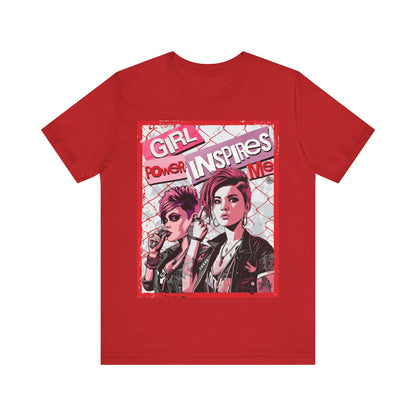 T-Shirt Girl Power Unisex Softstyle T-Shirt Red / S