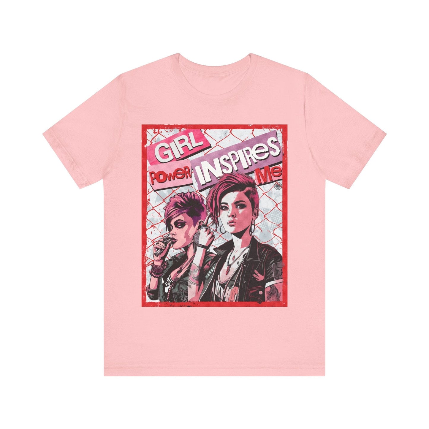 T-Shirt Girl Power Unisex Softstyle T-Shirt Pink / S