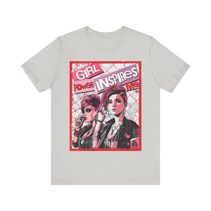 T-Shirt Girl Power Unisex Softstyle T-Shirt Silver / S