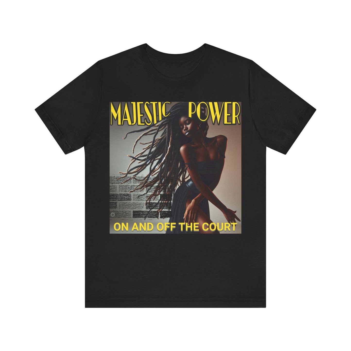 T-Shirt Majestic Power T-Shirt - Unisex Jersey Short Sleeve Tee Black / S