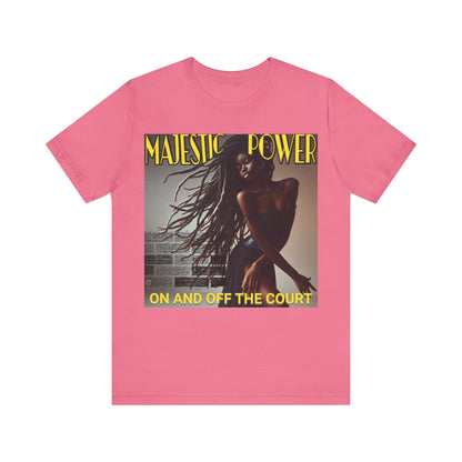 T-Shirt Majestic Power T-Shirt - Unisex Jersey Short Sleeve Tee Charity Pink / S