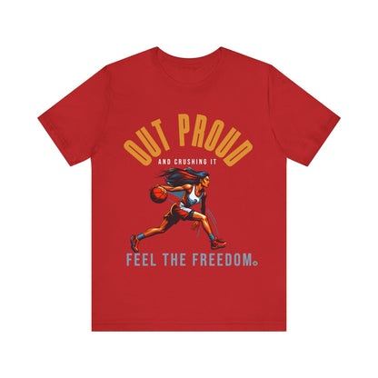 T-Shirt Out Proud Graphic Tee Red / S