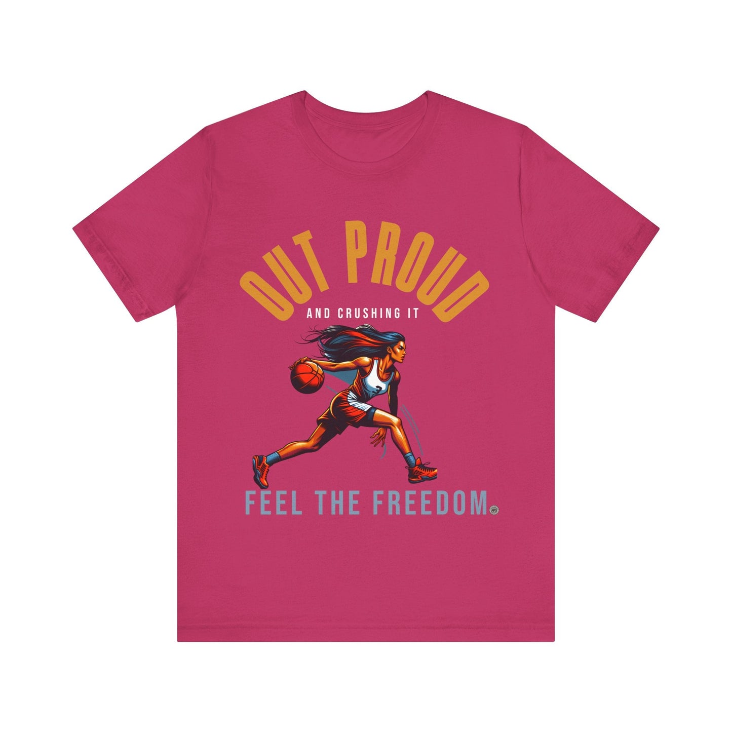 T-Shirt Out Proud Graphic Tee Berry / S