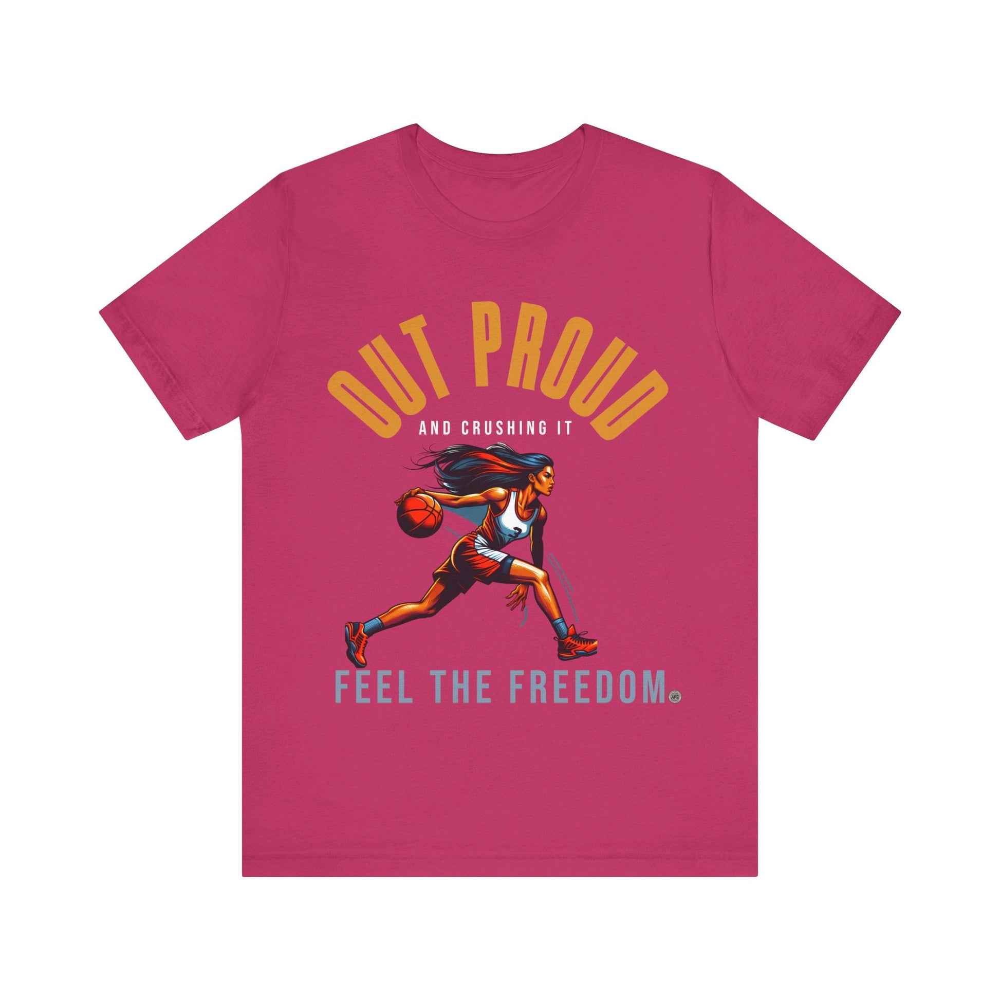 T-Shirt Out Proud Graphic Tee Berry / S