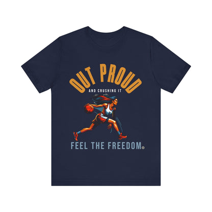 T-Shirt Out Proud Graphic Tee Navy / S