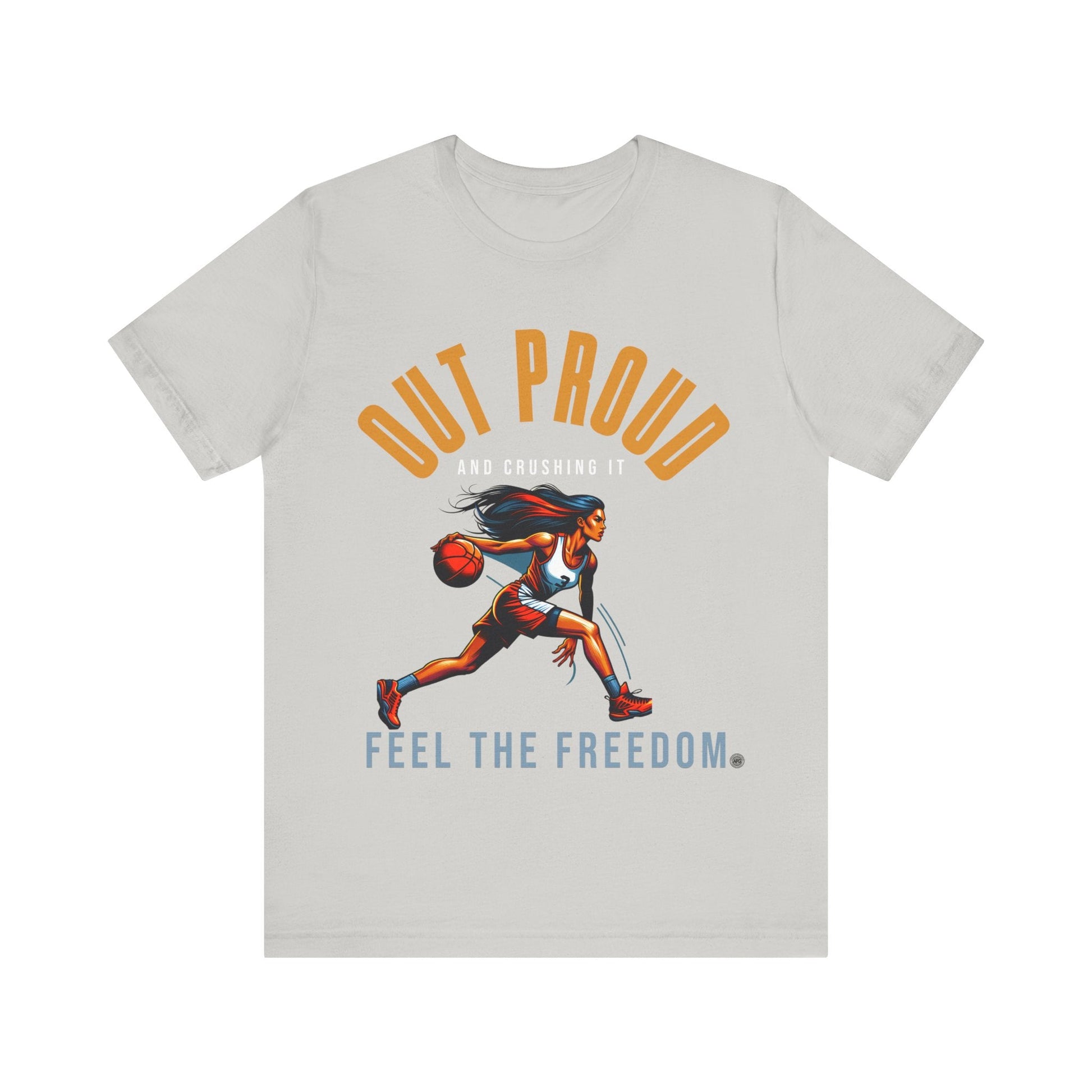 T-Shirt Out Proud Graphic Tee Silver / S