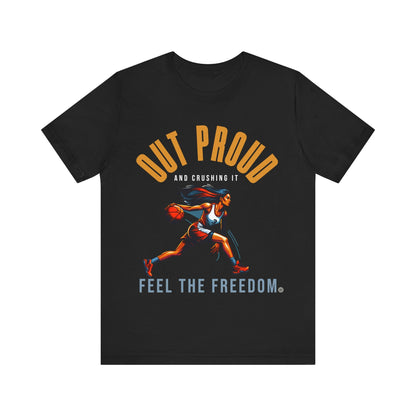T-Shirt Out Proud Graphic Tee Black / S