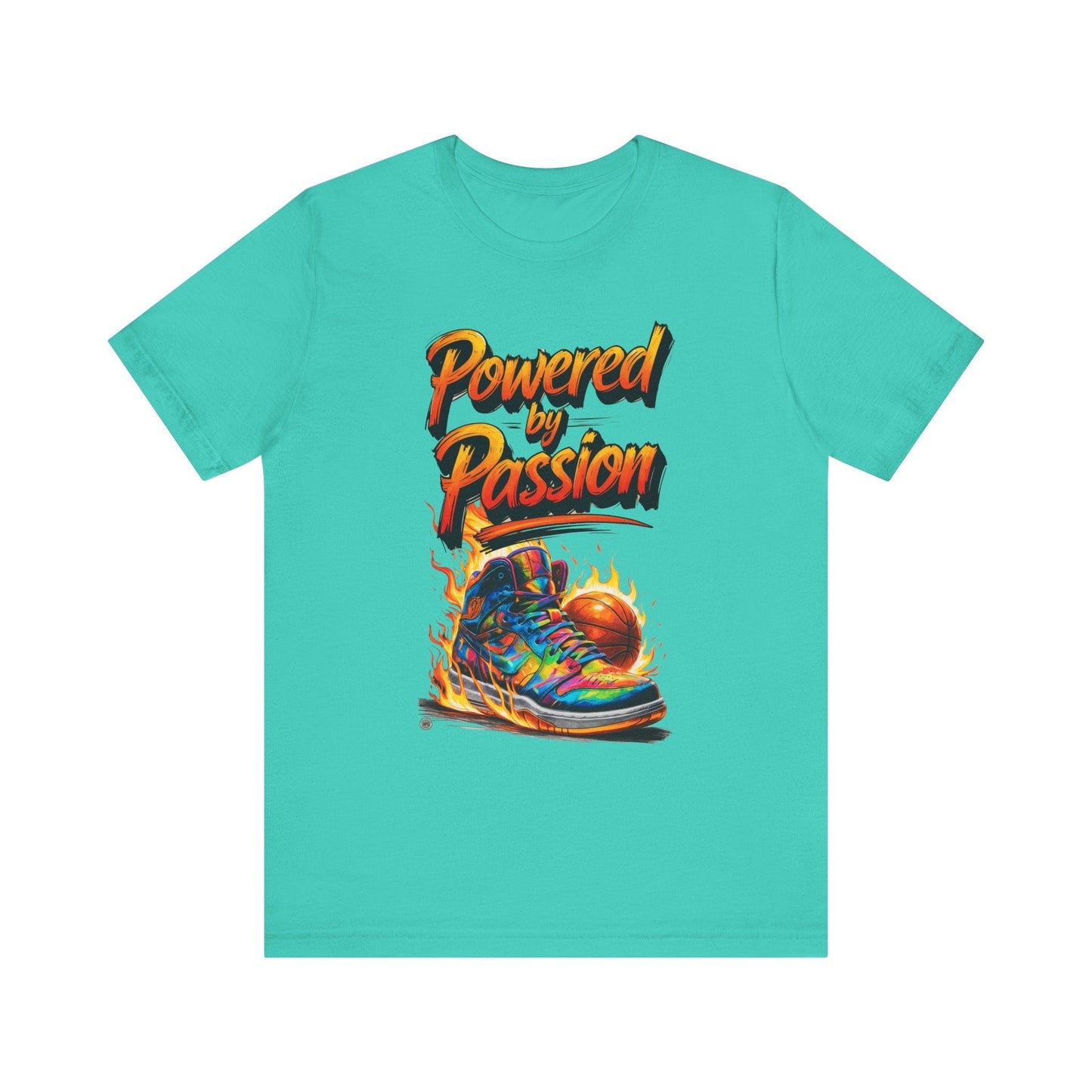 T-Shirt Passion Unisex Tee - Powered by Passion Teal / XS