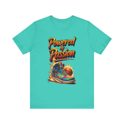 T-Shirt Passion Unisex Tee - Powered by Passion Teal / XS