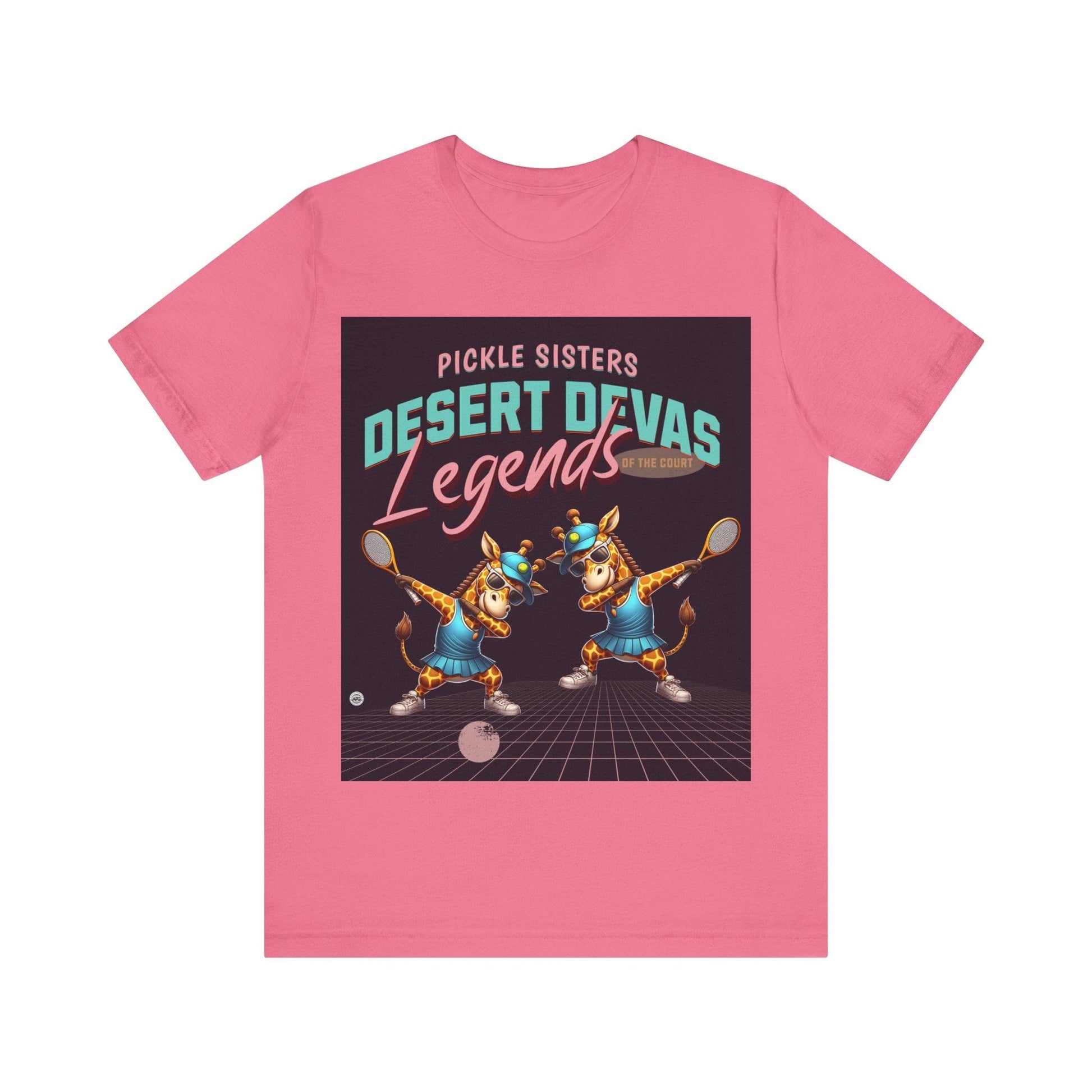 T-Shirt Pickleball Sisters Graphic Tee Charity Pink / S