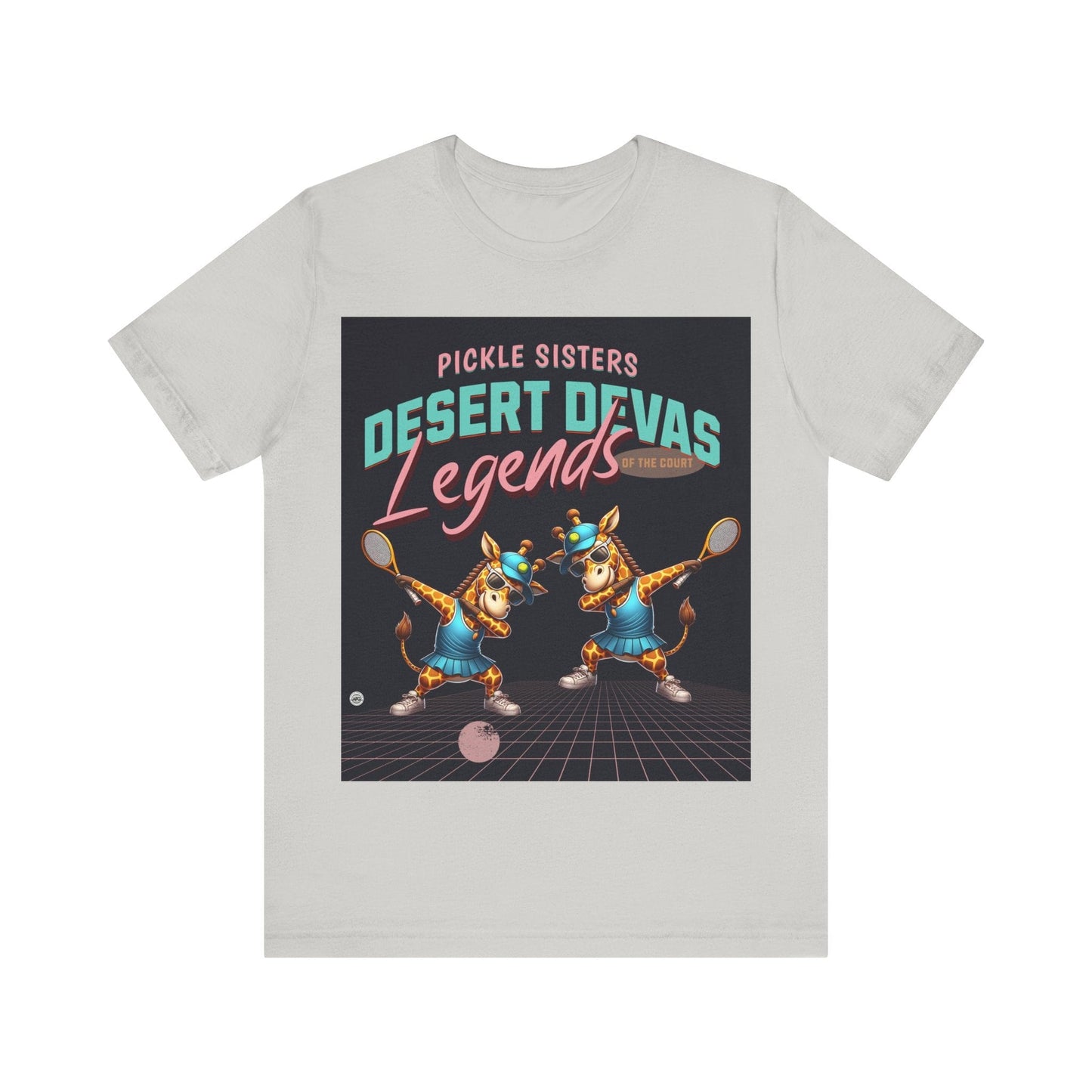T-Shirt Pickleball Sisters Graphic Tee Silver / S