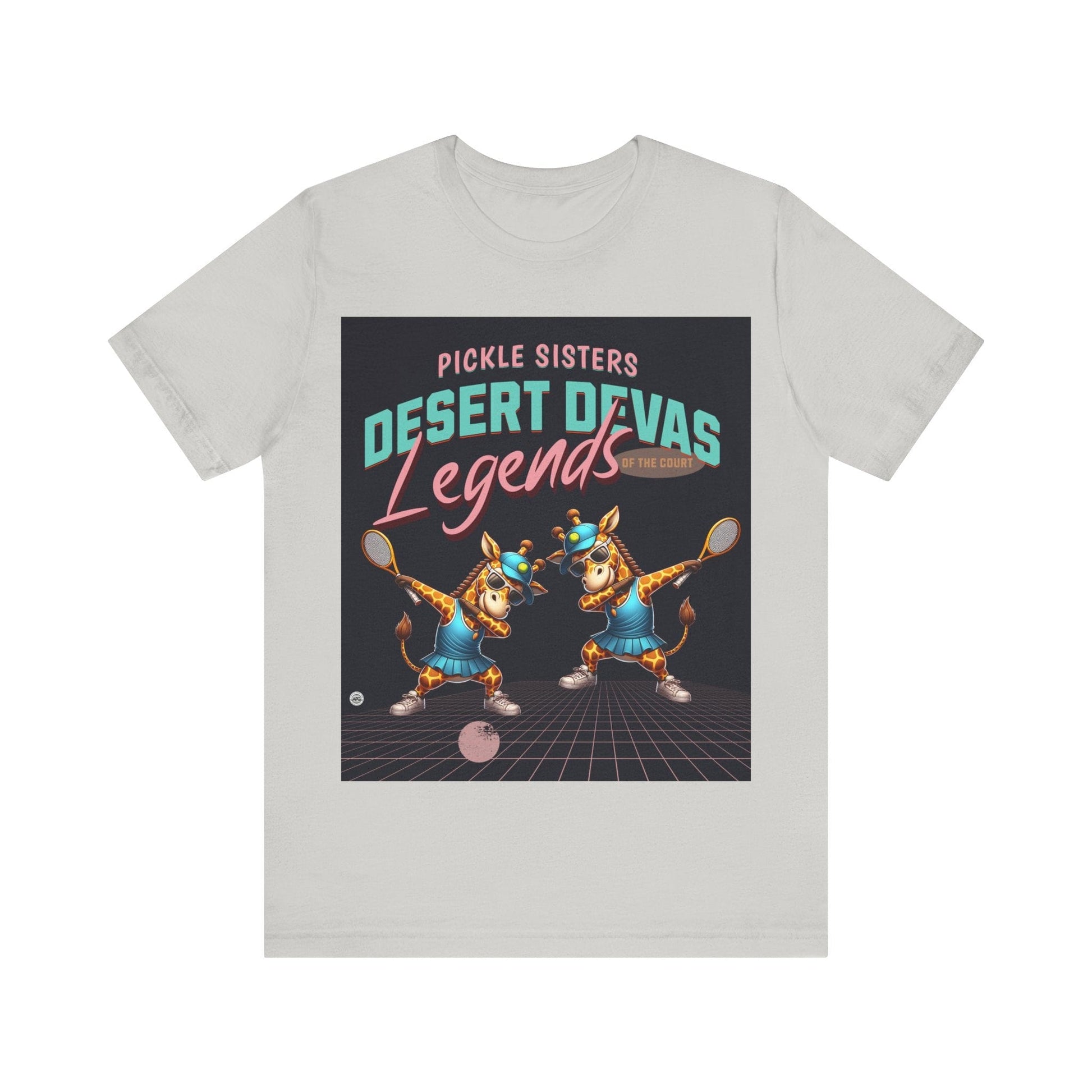 T-Shirt Pickleball Sisters Graphic Tee Silver / S
