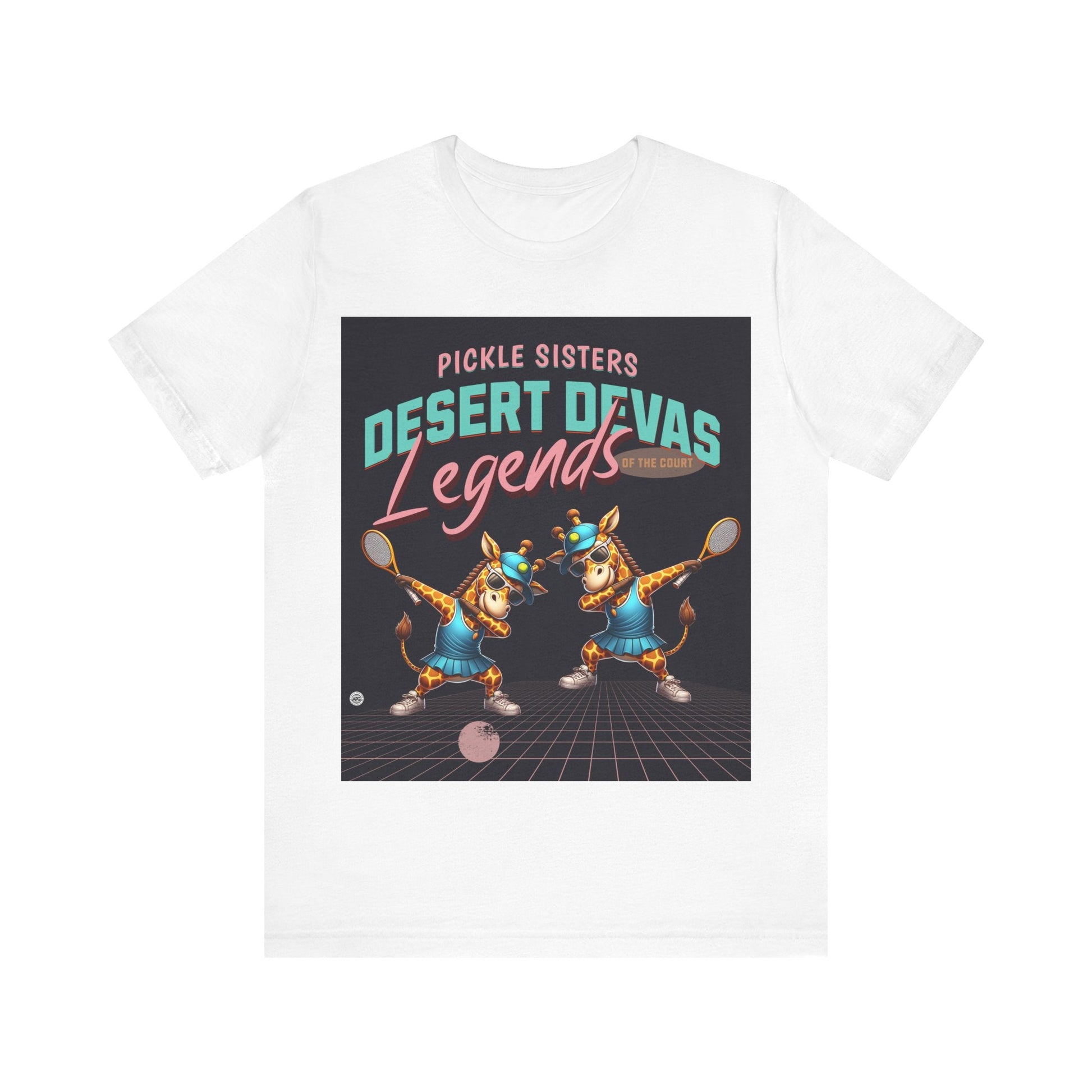 T-Shirt Pickleball Sisters Graphic Tee White / S