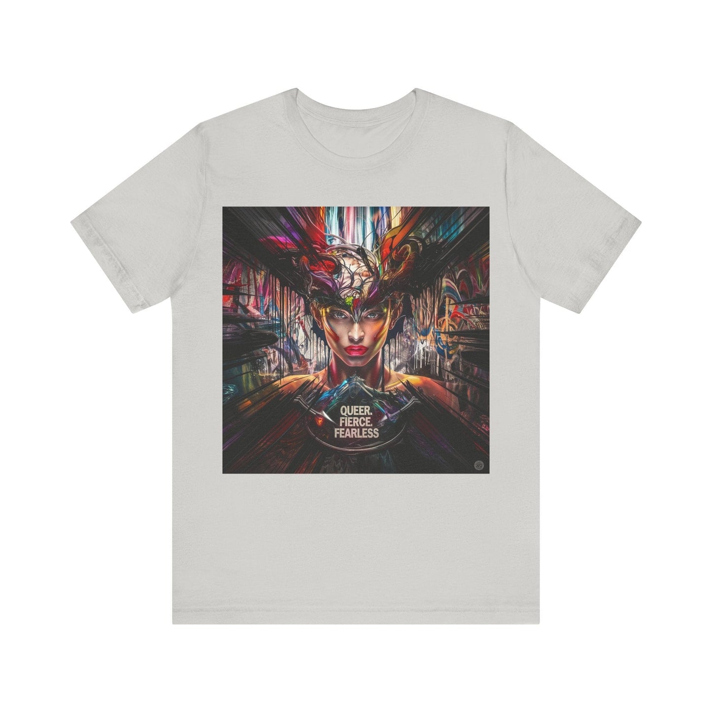 T-Shirt Queer Fierce Unisex Tee Silver / S