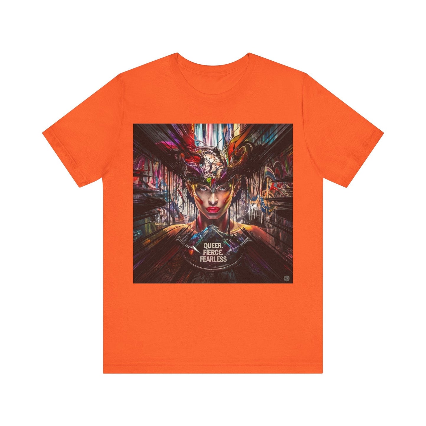 T-Shirt Queer Fierce Unisex Tee Orange / S