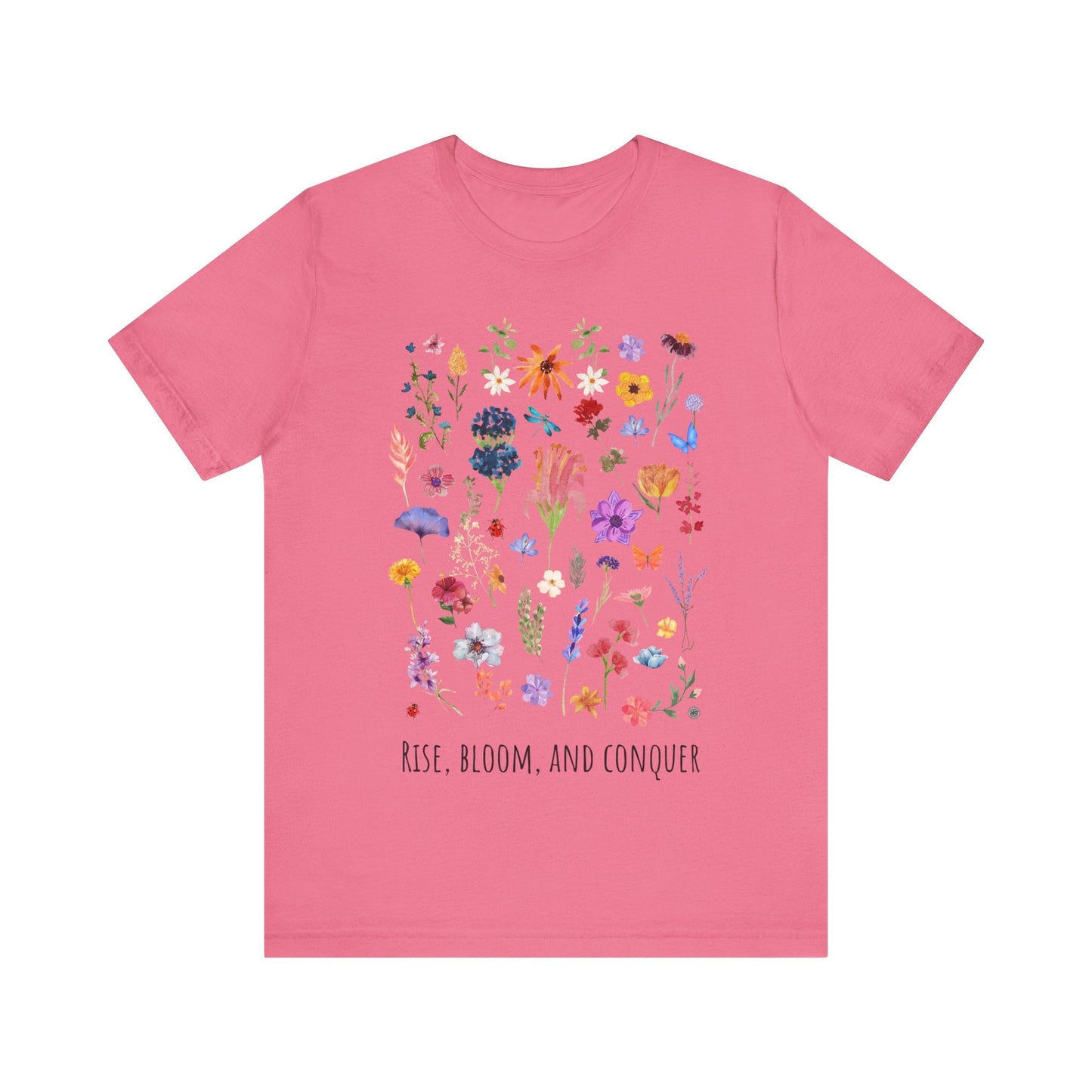 T-Shirt Rise, Bloom, Conquer T-Shirt Charity Pink / S