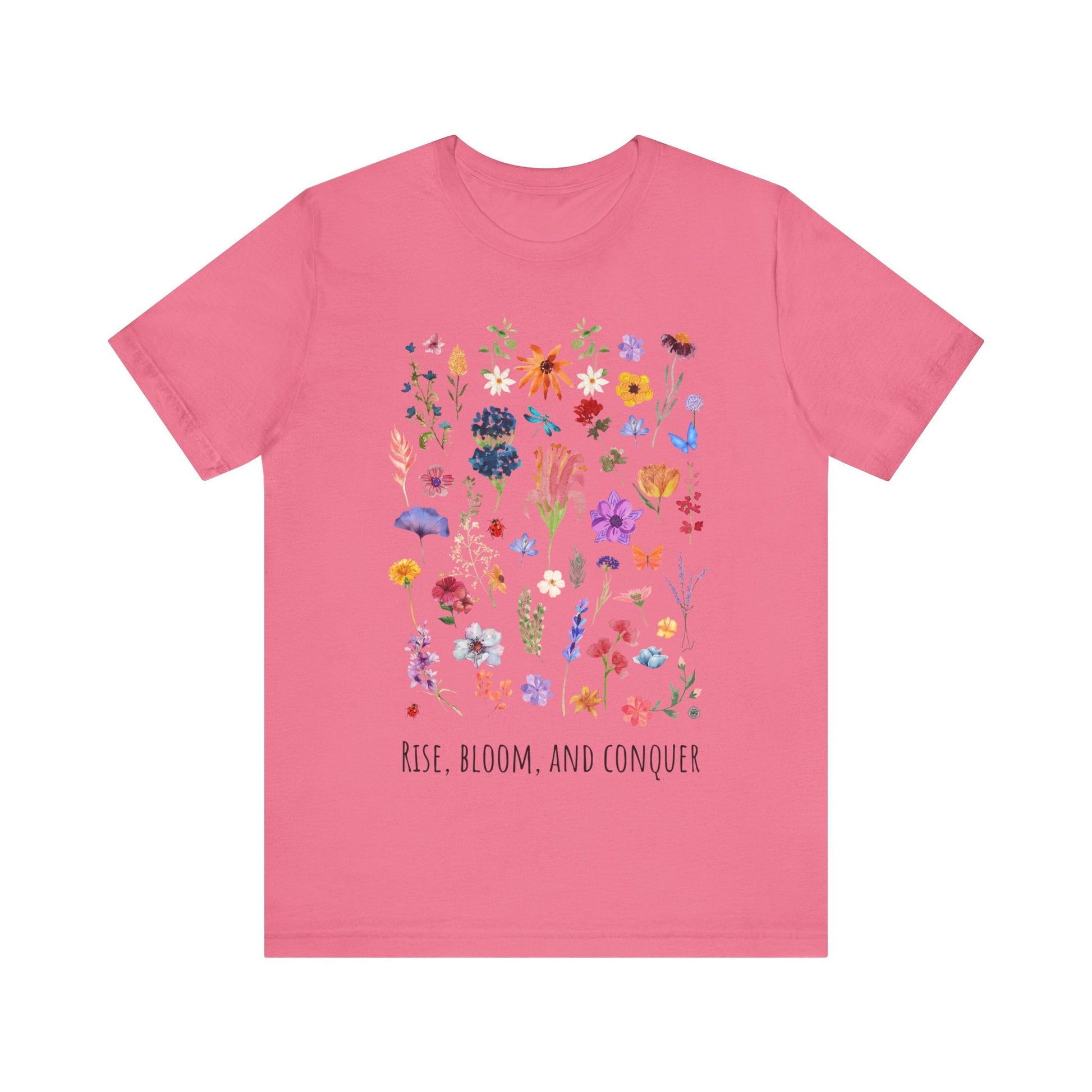 T-Shirt Rise, Bloom, Conquer T-Shirt Charity Pink / S