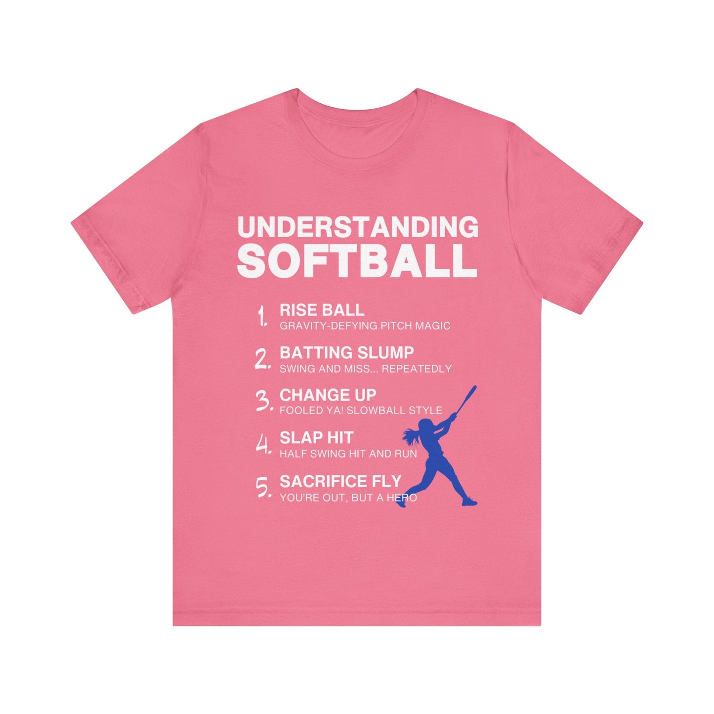 T-Shirt Softball Tee - Understanding Softball Charity Pink / S