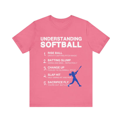 T-Shirt Softball Tee - Understanding Softball Charity Pink / S