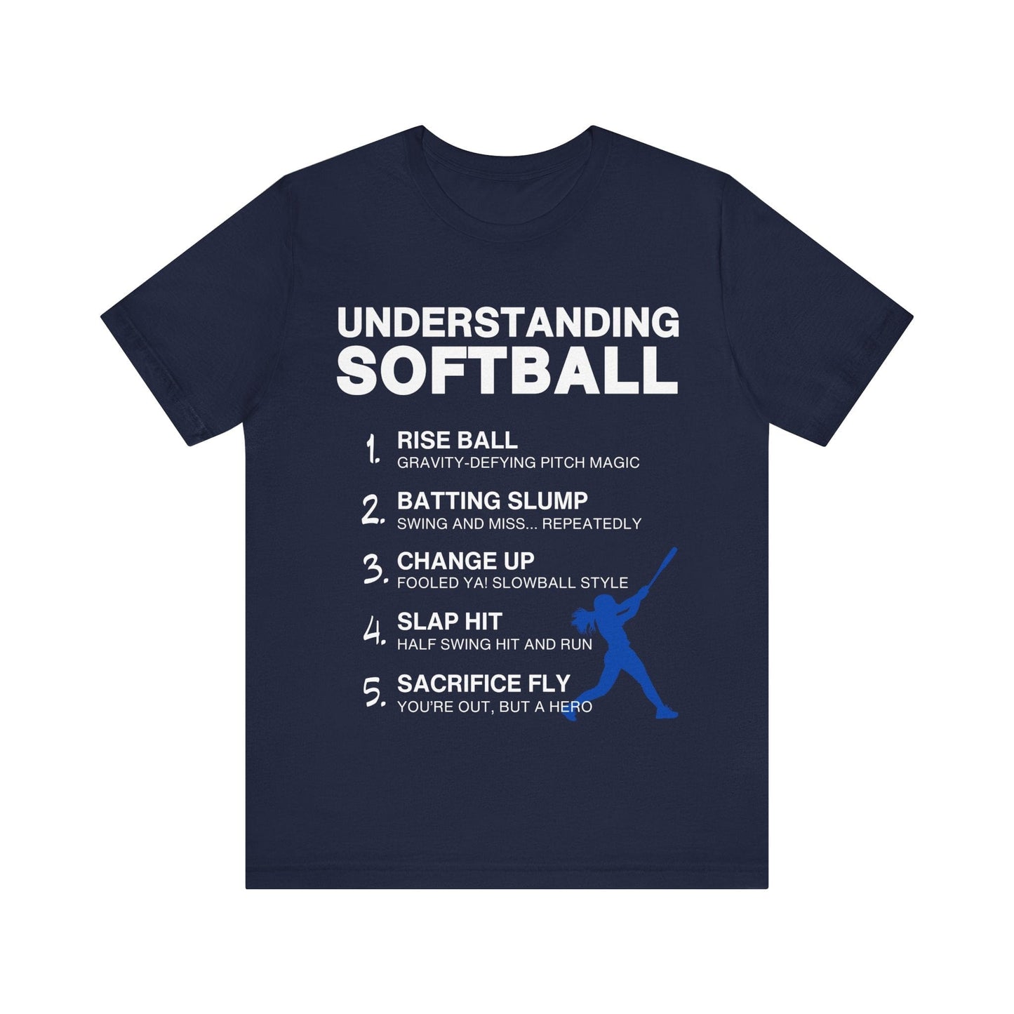 T-Shirt Softball Tee - Understanding Softball Navy / S