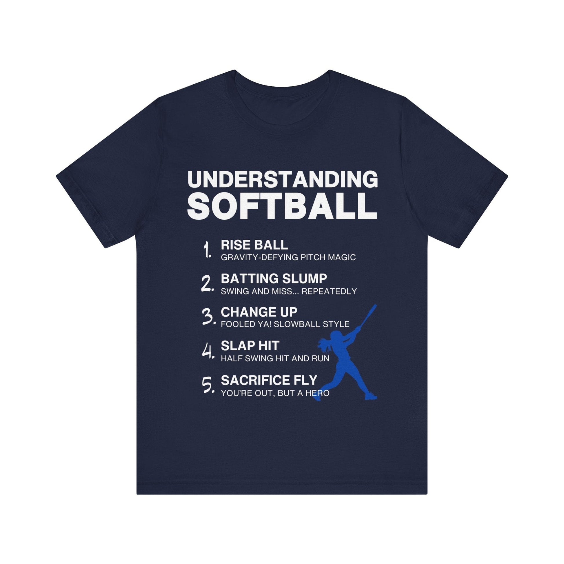 T-Shirt Softball Tee - Understanding Softball Navy / S