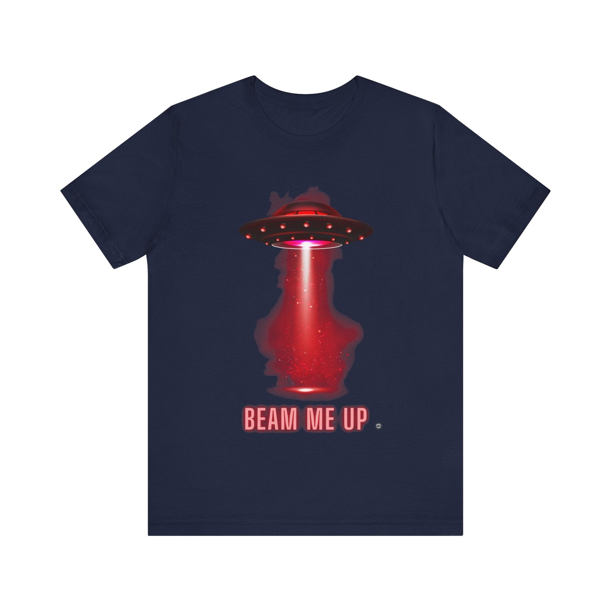T-Shirt Spaceship Tee - Unisex Jersey Short Sleeve Navy / S