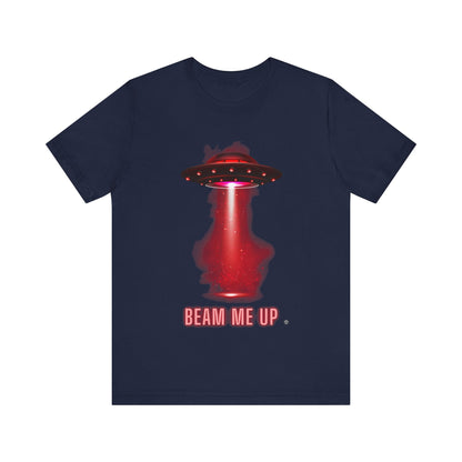 T-Shirt Spaceship Tee - Unisex Jersey Short Sleeve Navy / S