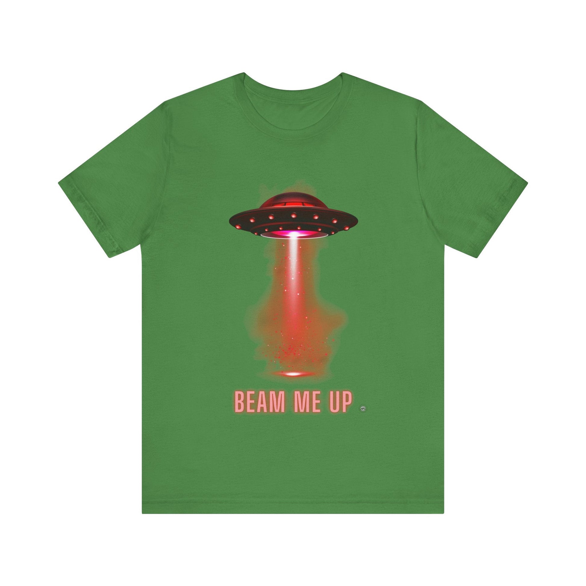 T-Shirt Spaceship Tee - Unisex Jersey Short Sleeve Leaf / S