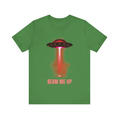 T-Shirt Spaceship Tee - Unisex Jersey Short Sleeve Leaf / S