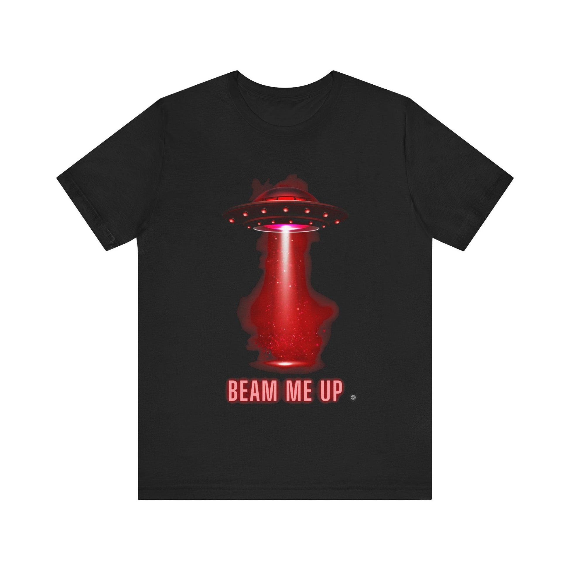 T-Shirt Spaceship Tee - Unisex Jersey Short Sleeve Black / S
