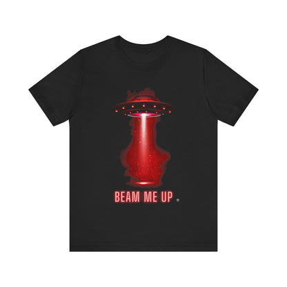 T-Shirt Spaceship Tee - Unisex Jersey Short Sleeve Black / S