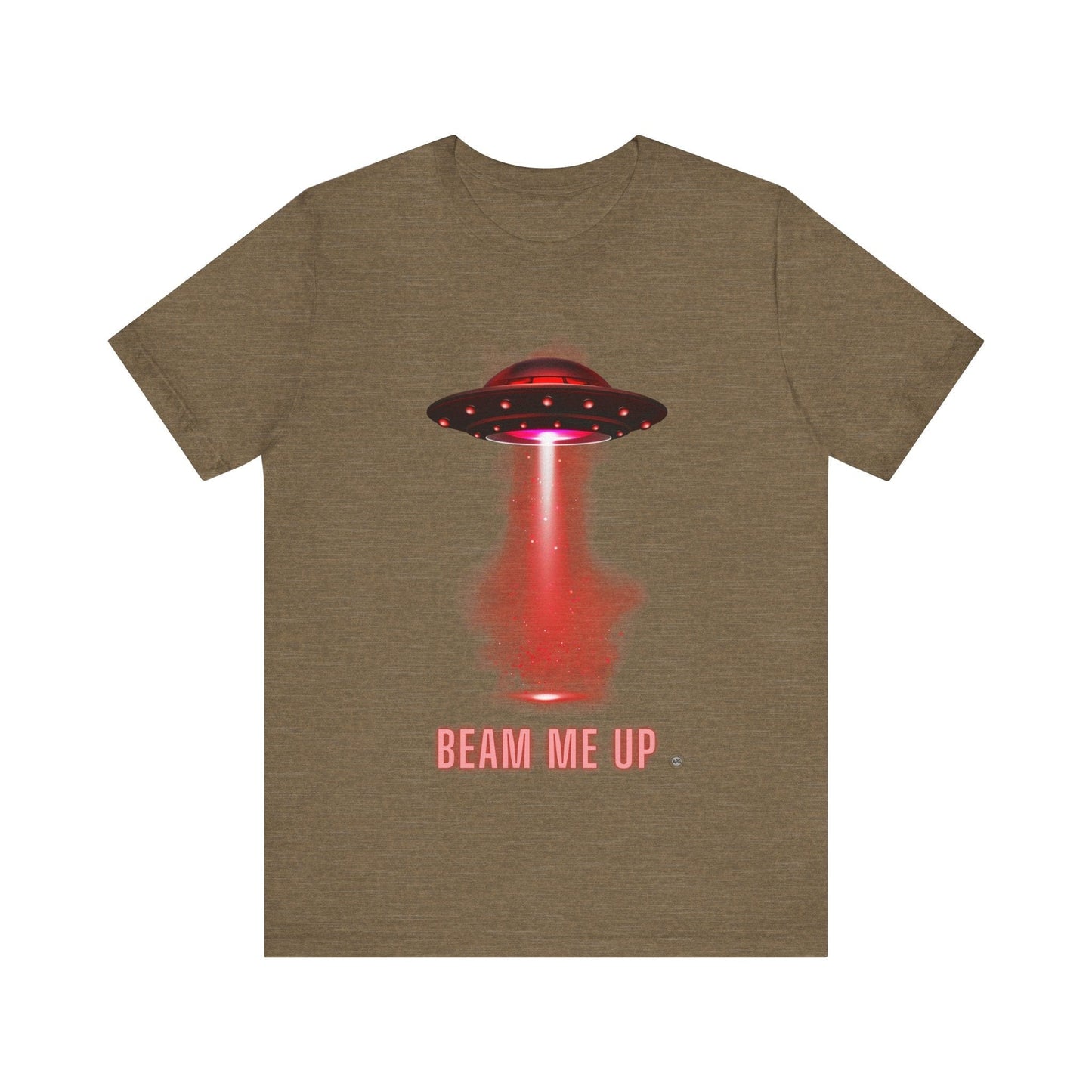 T-Shirt Spaceship Tee - Unisex Jersey Short Sleeve Heather Olive / S