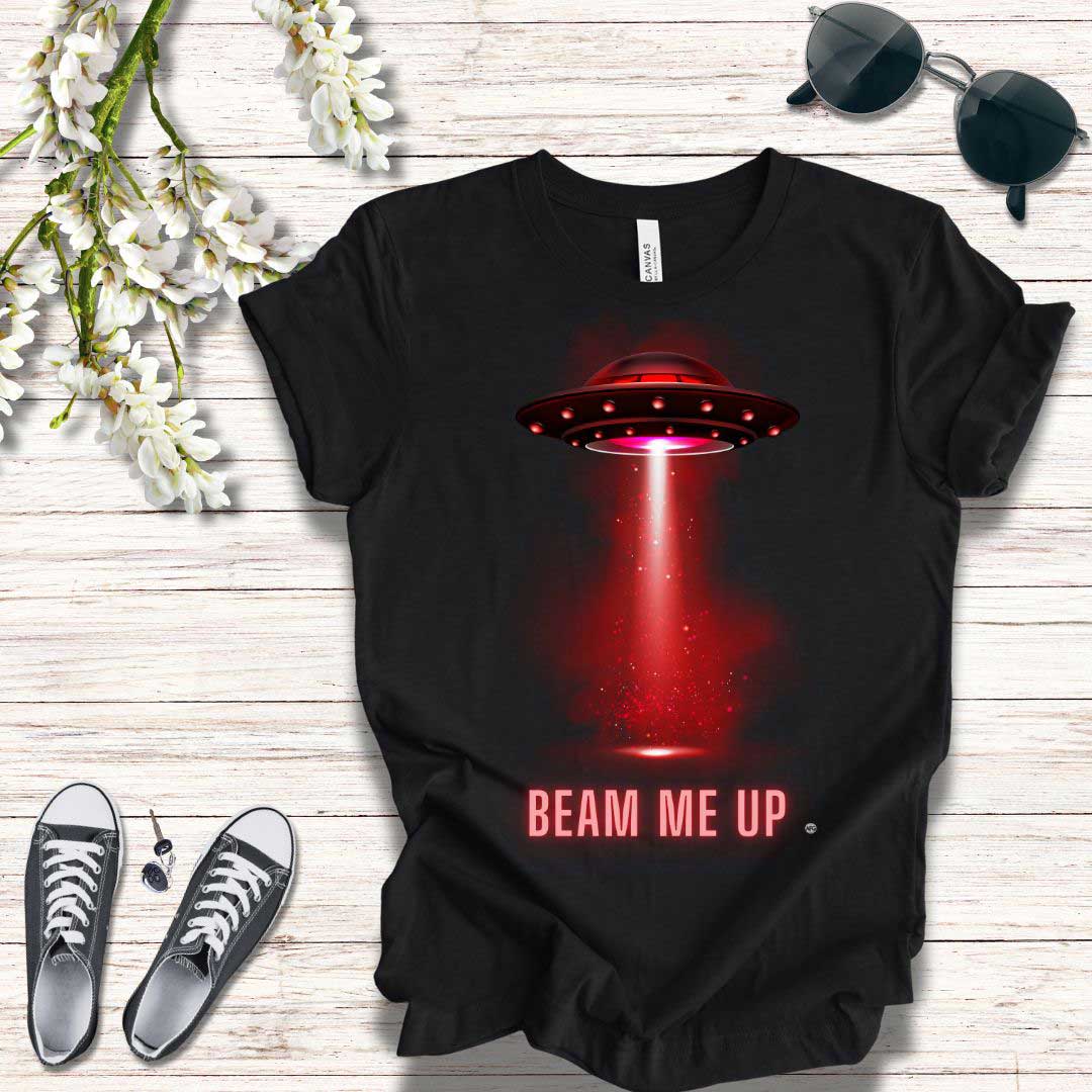 T-Shirt Spaceship Tee - Unisex Jersey Short Sleeve