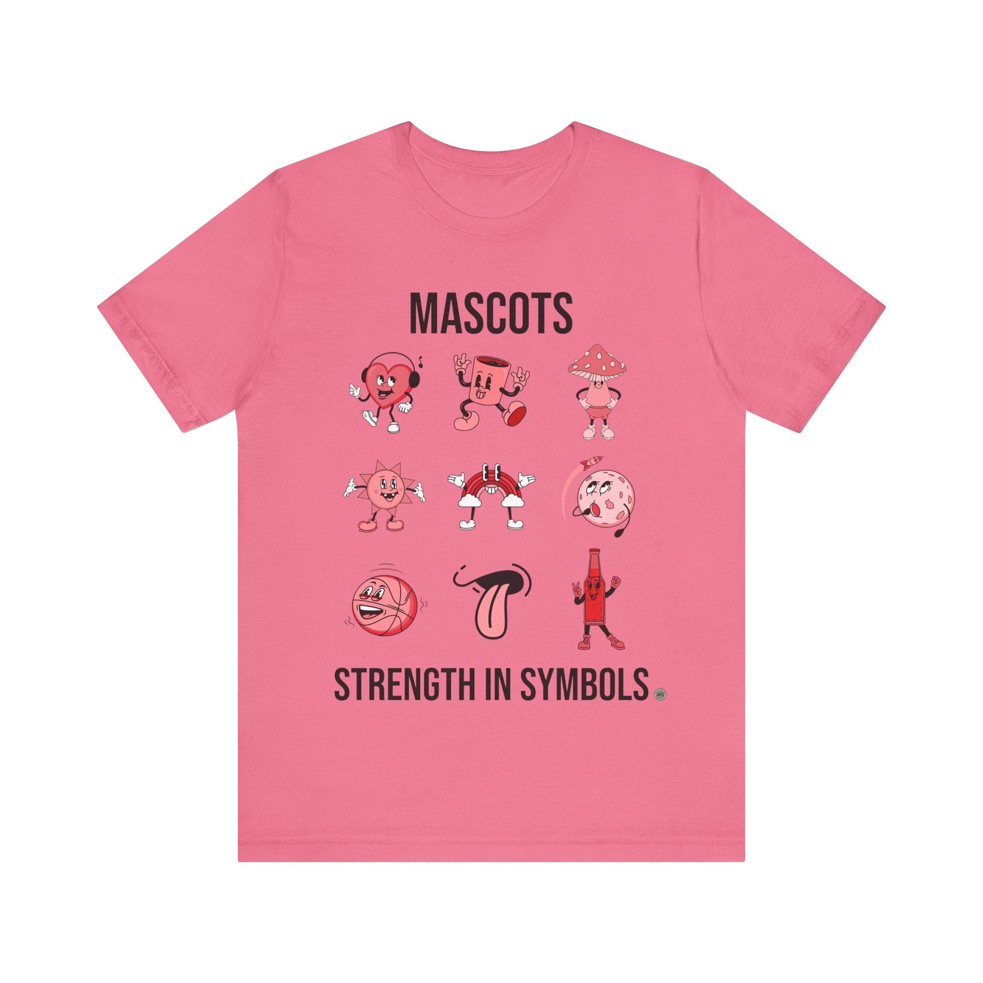 T-Shirt Strength in Symbols Unisex Tee Charity Pink / S