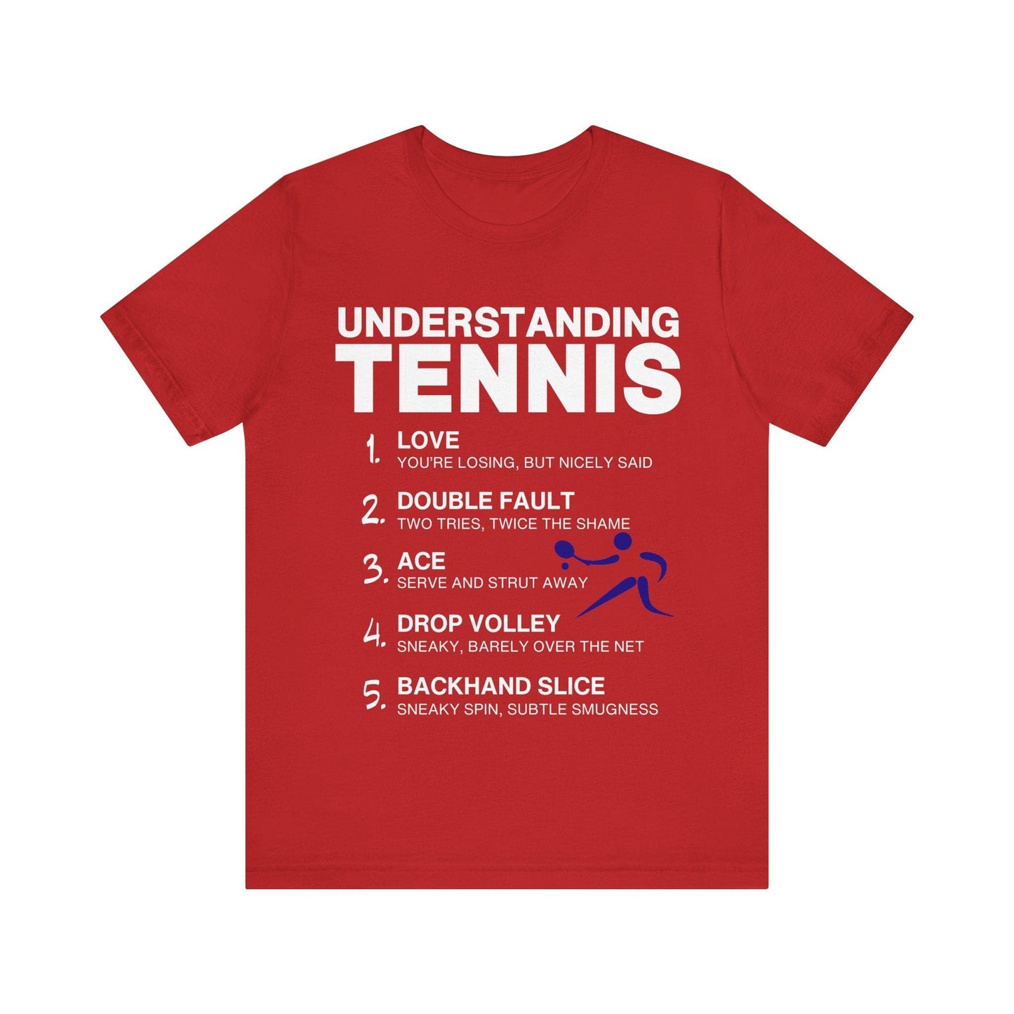 T-Shirt Tennis Tee - Understanding Tennis Red / S