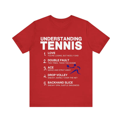 T-Shirt Tennis Tee - Understanding Tennis Red / S