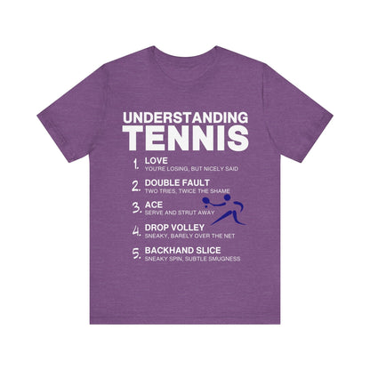 T-Shirt Tennis Tee - Understanding Tennis Heather Team Purple / S