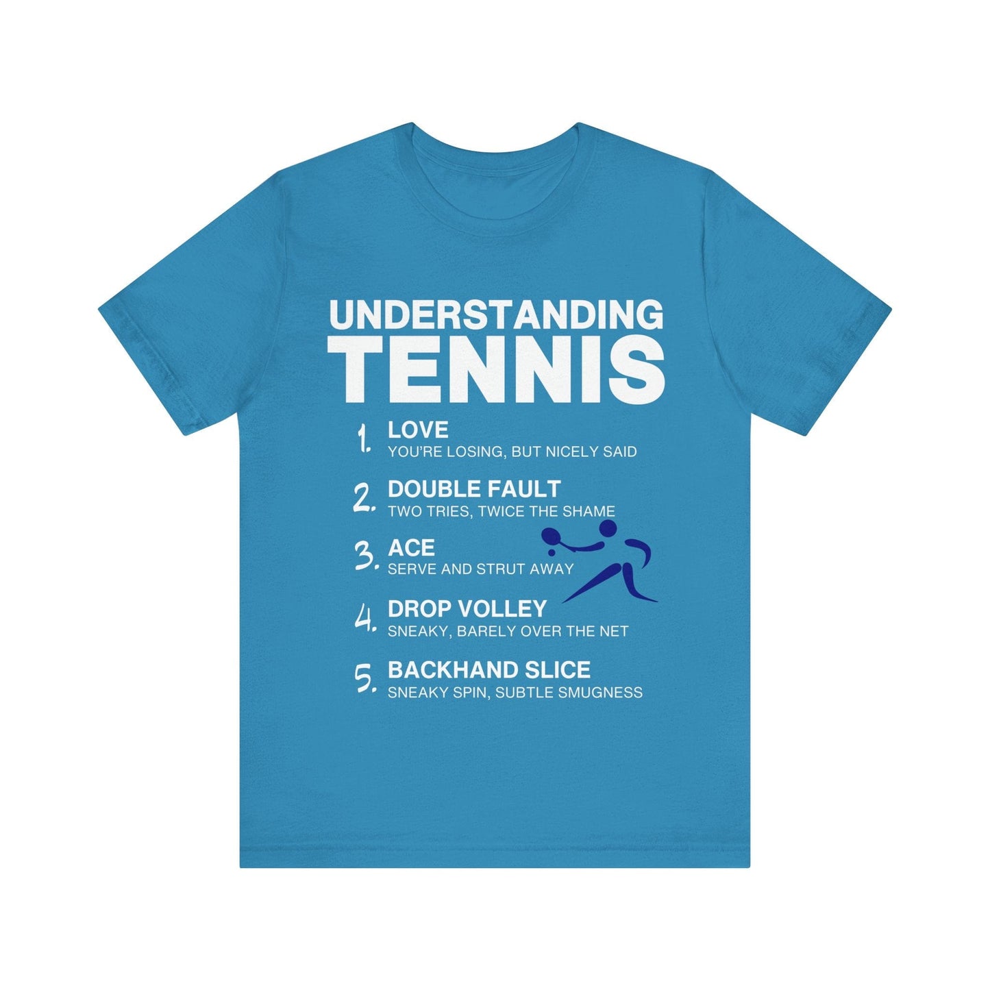 T-Shirt Tennis Tee - Understanding Tennis Aqua / S
