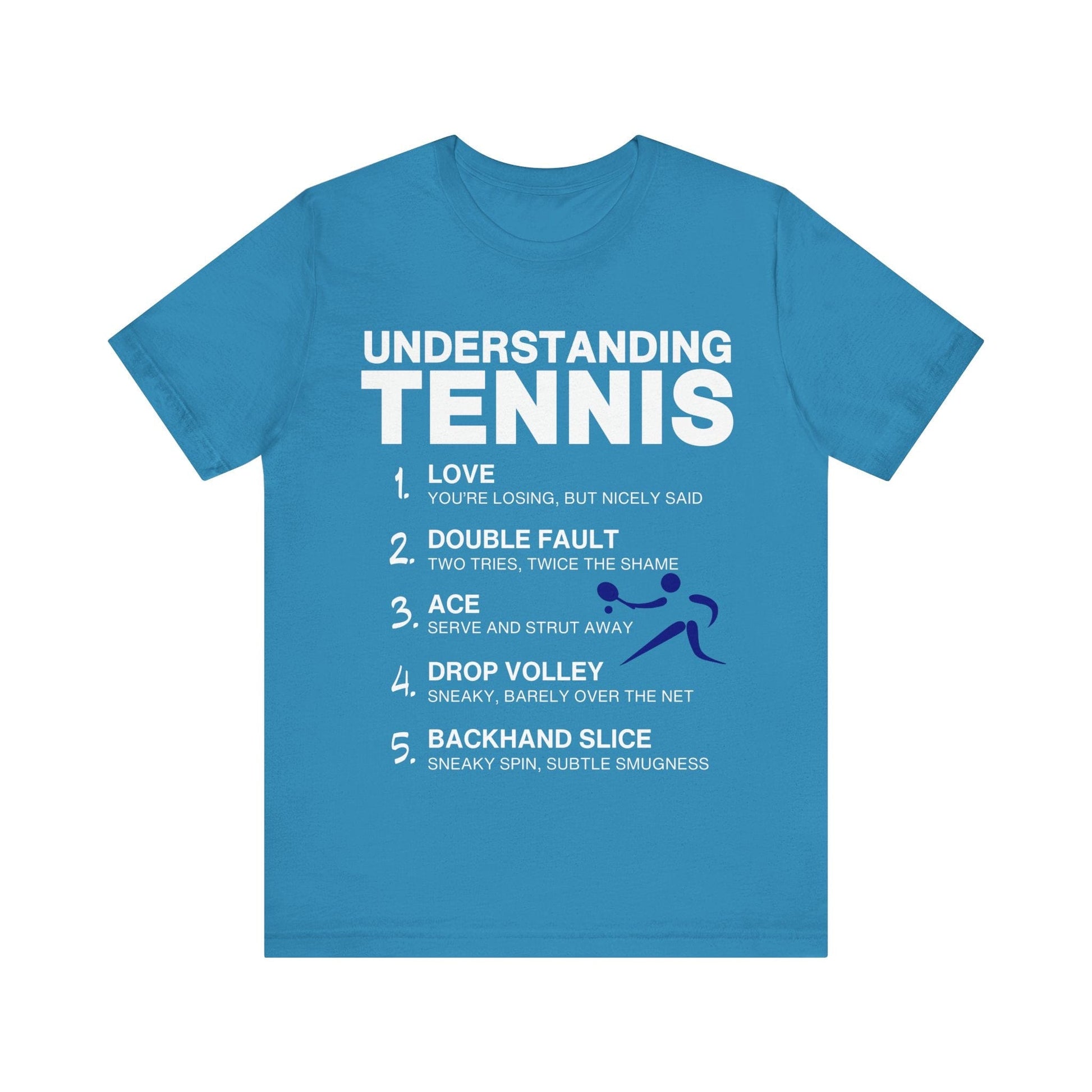T-Shirt Tennis Tee - Understanding Tennis Aqua / S