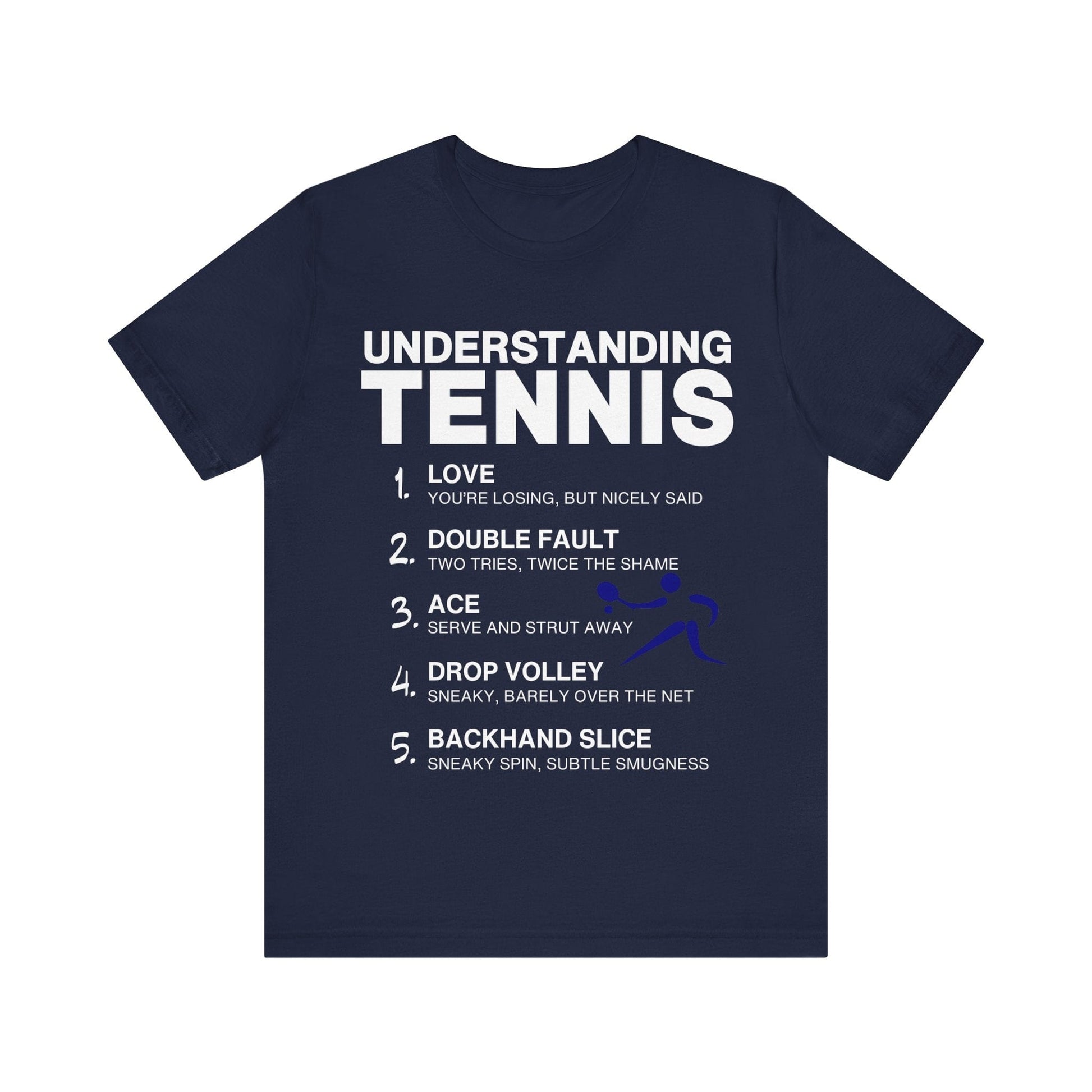 T-Shirt Tennis Tee - Understanding Tennis Navy / S