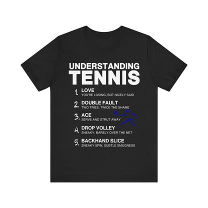 T-Shirt Tennis Tee - Understanding Tennis Black / S