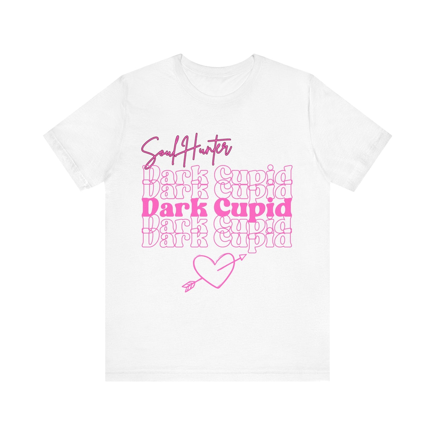 T-Shirt Unisex Jersey Tee - Soul Hunter Dark Cupid Design White / L