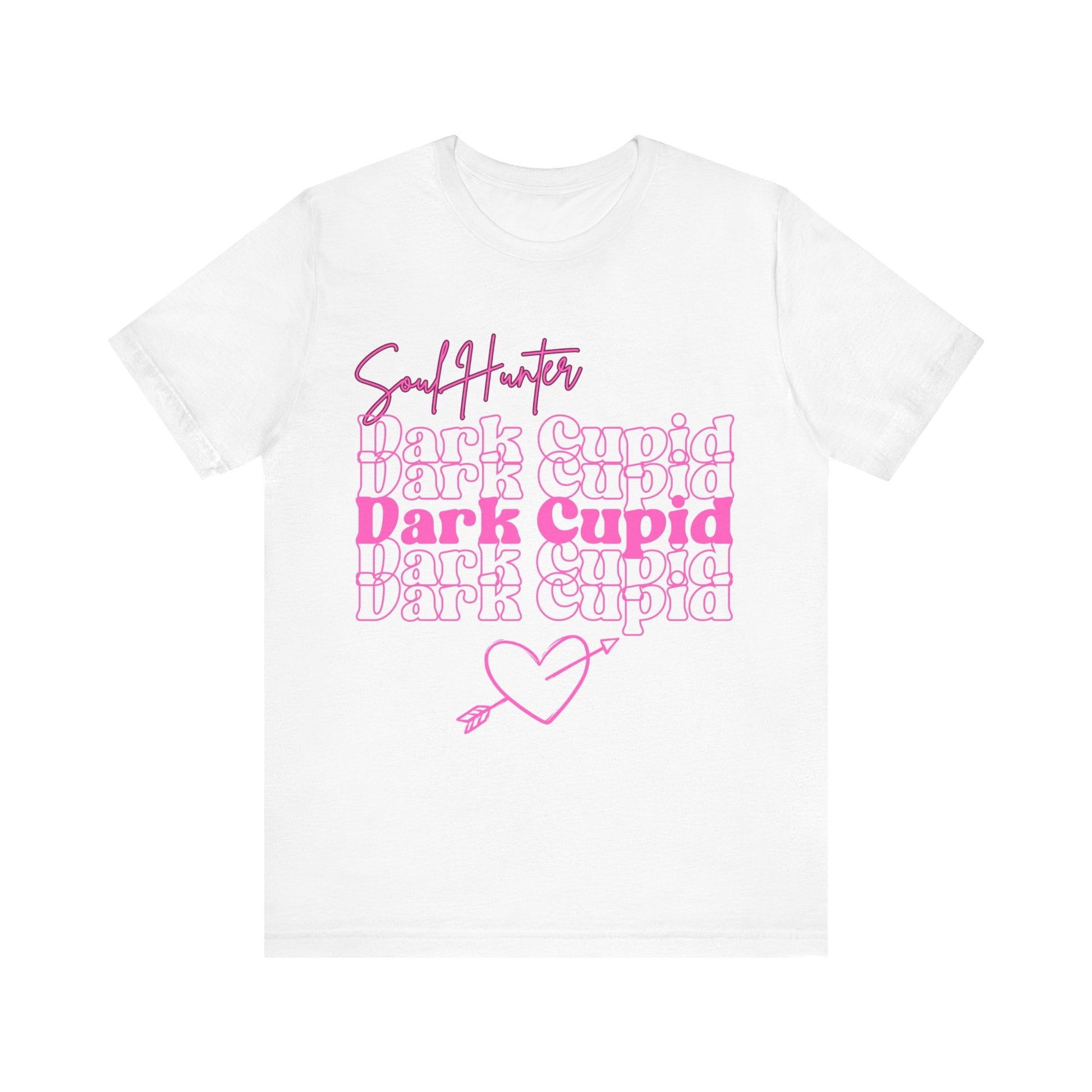T-Shirt Unisex Jersey Tee - Soul Hunter Dark Cupid Design White / L