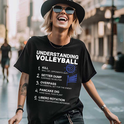 T-Shirt Volleyball Tee - Understanding Volleyball