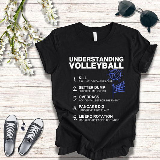 T-Shirt Volleyball Tee - Understanding Volleyball