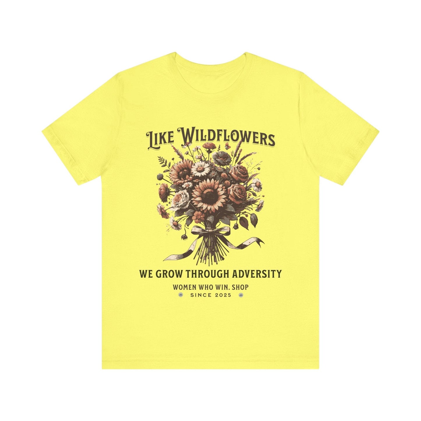 T-Shirt Wildflowers Growth T-Shirt Yellow / S