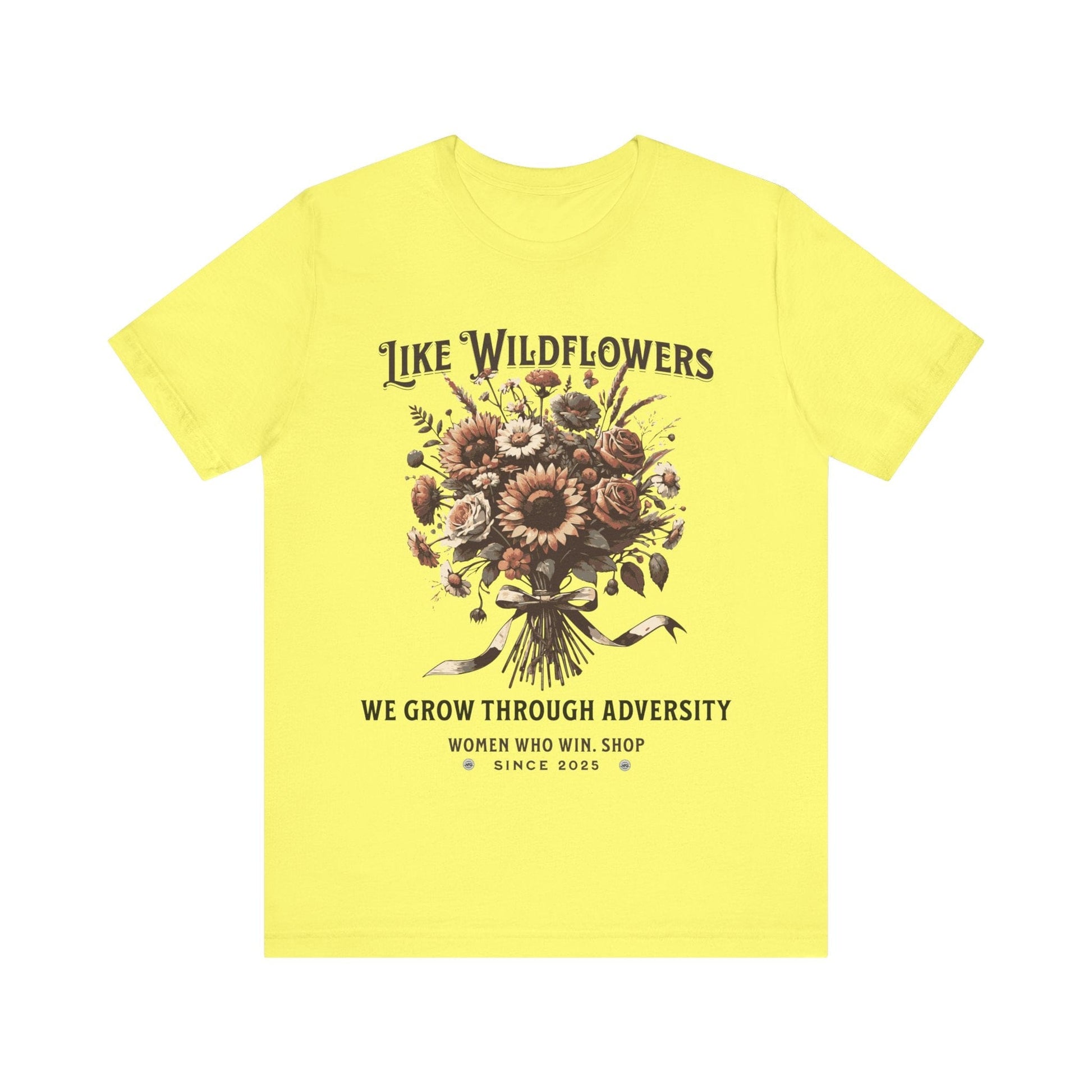 T-Shirt Wildflowers Growth T-Shirt Yellow / S