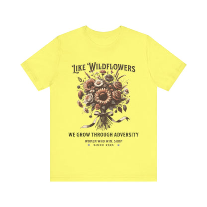 T-Shirt Wildflowers Growth T-Shirt Yellow / S
