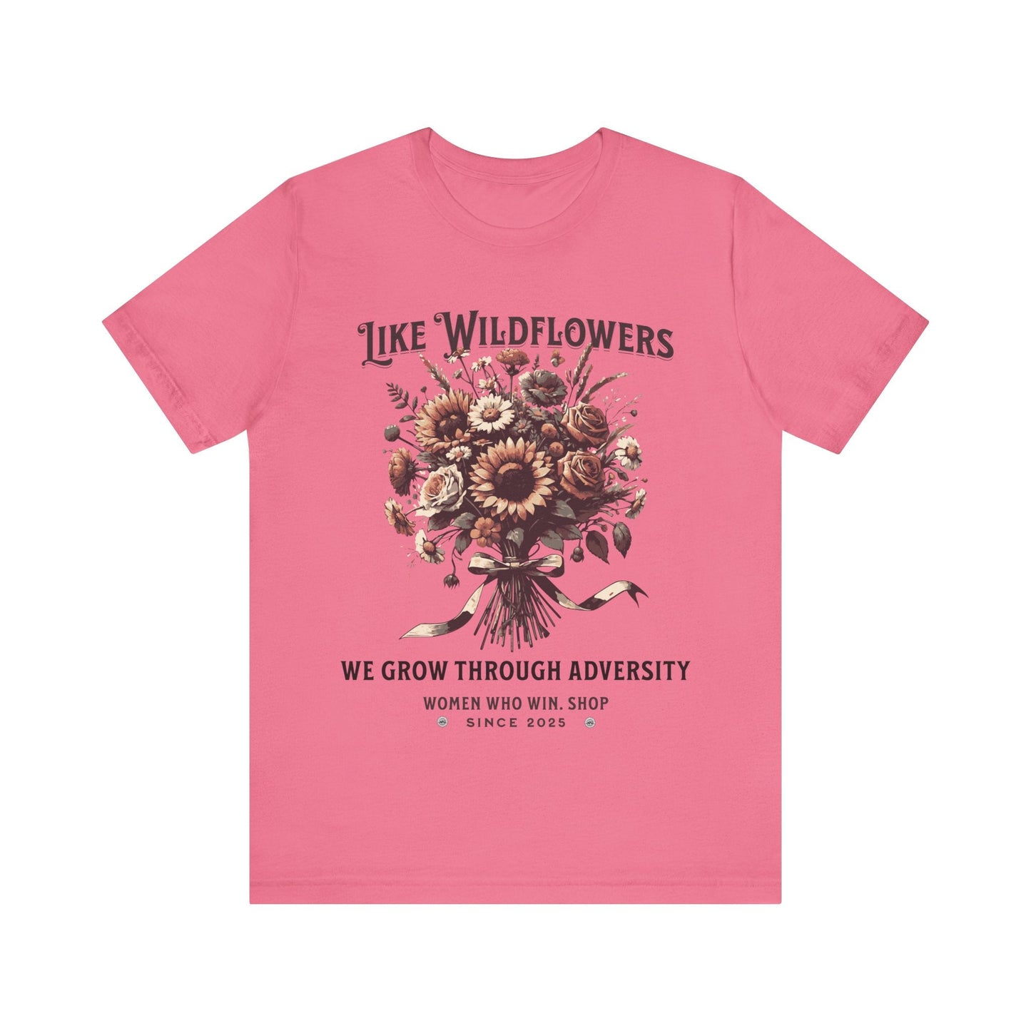 T-Shirt Wildflowers Growth T-Shirt Charity Pink / S